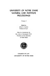 Natural Law Institute Proceedings Vol. 1 by Notre Dame Law School, Clarence E. Manion, Ben W. Palmer, Harold R. McKinnon, and W. J. Doheny