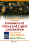 Dimensions of Politics and English Jurisprudence by Notre Dame Law School