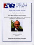 LGBT Rights: The Elusive Search for Balance by American Constitution Society for Law and Policy