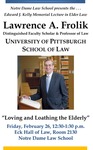 Loving and Loathing the Elderly by Notre Dame Law School