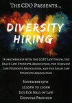 Diversity Hiring by LGBT Law Forum, The Black Law Students Association, The Hispanic Law Students Association, and The Asian Law Students Association