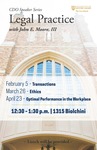 CDO Speaker Series: Legal Practice with John E. Moore, III by Notre Dame Law School