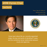 2018 Clynes Chair Lecture: Judge Raymond T. Chen by Notre Dame Law School
