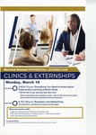Second Annual Experiential Learning Fair: Clinics & Externships by Clinical Law Center, Career Development Office, Externship Faculty, and SBA