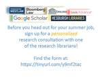 Personalized Research Consultations by Kresge Law Library
