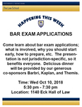 Bar Exam Applications by Notre Dame Law School
