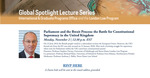 Global Spotlight Lecture Series: Parliament and the Brexit Process: the Battle for Constitutional Supremacy in the United Kingdom by Notre Dame Law School, International & Graduate Programs Office, and London Law Program