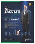 2017 All-Faculty Team: Mark P. McKenna by University of Notre Dame, Office of the Provost