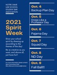 2021 Spirit Week by Notre Dame Law School, Student Bar Association