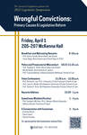 2022 Journal of Legislation Symposium: Wrongful Convictions: Primary Causes & Legislative Reform by Journal of Legislation and Exoneration Justice Clinic
