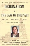 Originalism & The Law of the Past by Federalist Society