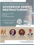 Past, Present & Future Sovereign Debt Restructuring by International Law Society, Business Law Forum, and Asian Pacific American Law Students Association