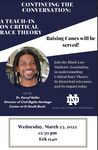 Continuing the Conversation: A Teach-In on Critical Race Theory by Black Law Students Association