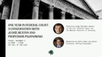 One Year in Federal Court: A Conversation with Judge Beaton and Professor Pojanowski by Federalist Society