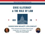 Civic Illiteracy & the Rule of Law by Federalist Society