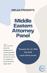 Middle Eastern Attorney Panel by Middle Eastern Law Students Association