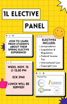 1L Elective Panel by Middle Eastern Law Students Association, First Generation Professionals, LGBT Law Forum, and Asian Pacific American Law Students Association