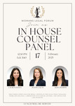 In House Counsel Panel by Women's Legal Forum